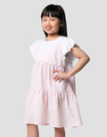 Little M Two In One Aop Flower Midi Dress Anak Perempuan