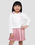 Little M Pleats Champion League Midi Dress Anak Perempuan