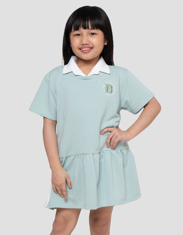 Little M Flower Midi Dress Anak Perempuan