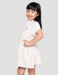 Little M Zipper B Flower Dress Anak Perempuan