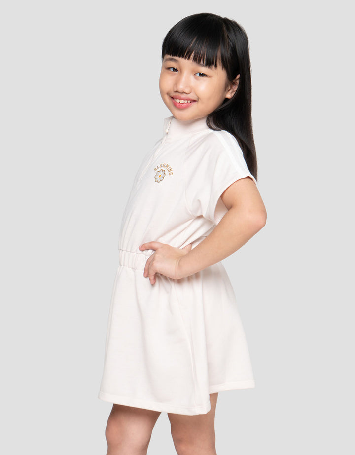 Little M Zipper B Flower Dress Anak Perempuan