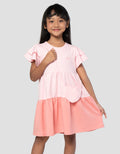 Little M Tas Heart Midi Dress Anak Perempuan