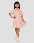 Little M Kerah Polo Midi Dress Anak Perempuan