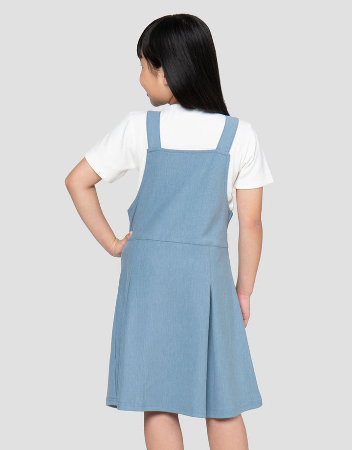 Little M Overall 2 Pcs Dress Anak Perempuan