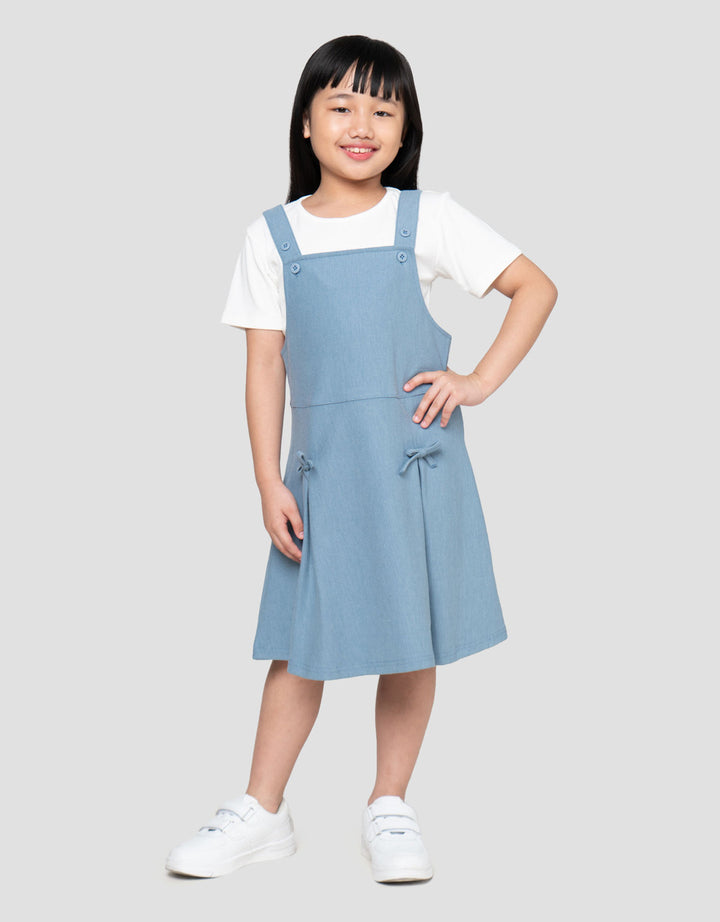 Little M Overall 2 Pcs Dress Anak Perempuan