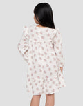 Little M Flower Muslin Dress Anak Perempuan