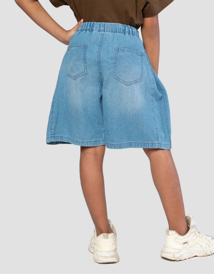 Little M Samping Celana Denim Anak Perempuan