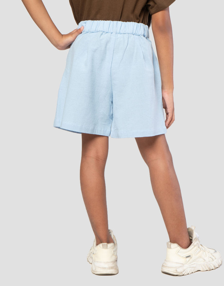 Little M Short Pants Woven Rami Celana Pendek Anak Perempuan