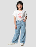 Little M Aop Bordir Flower Celana Denim Anak Perempuan