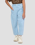 Little M Baggy Pita Pocket Celana Denim Anak Perempuan