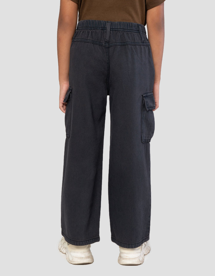 Little M Cargo Celana Denim Anak Perempuan