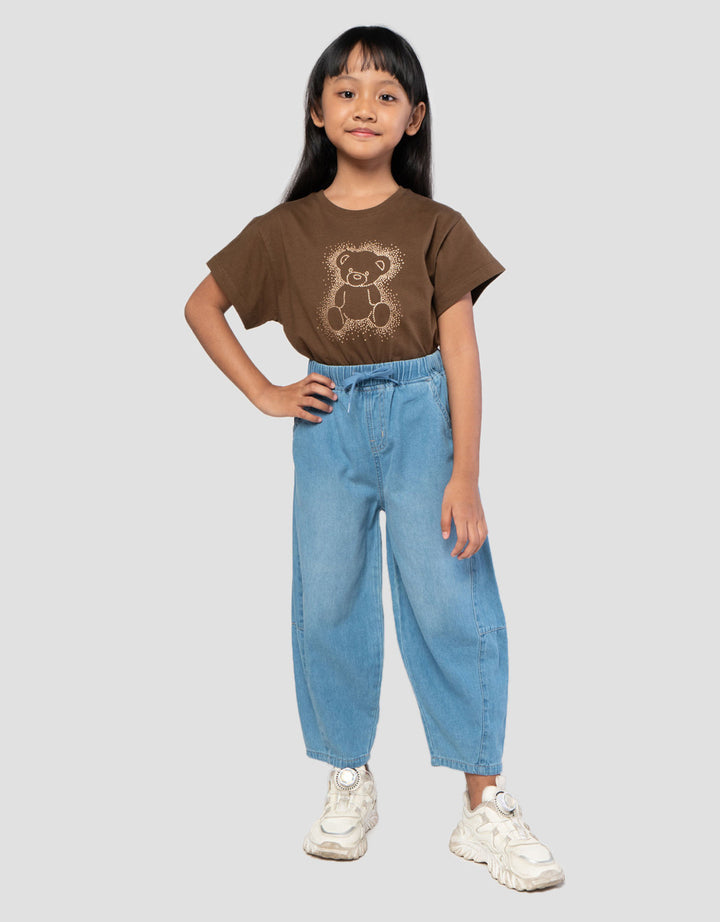 Little M Barrel Celana Denim Anak Perempuan