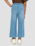 Little M Bordir Love Celana Denim Anak Perempuan