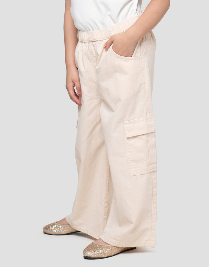 Little M Woven Celana Cargo Anak Perempuan