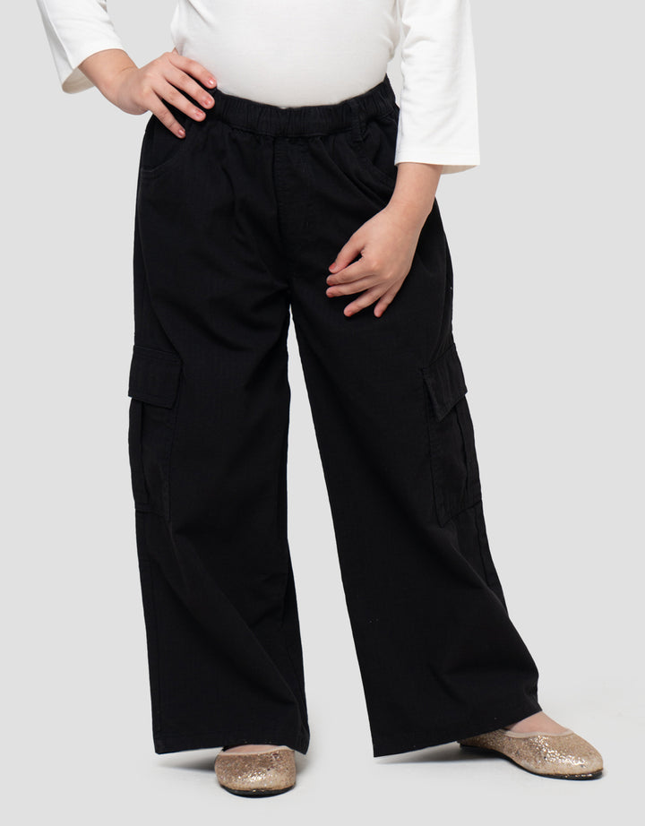 Little M Woven Celana Cargo Anak Perempuan