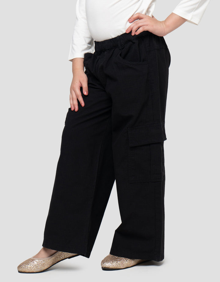 Little M Woven Celana Cargo Anak Perempuan