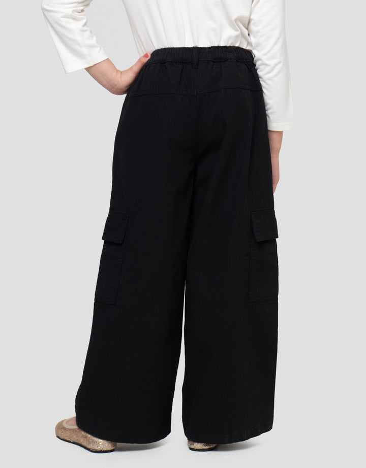 Little M Woven Celana Cargo Anak Perempuan