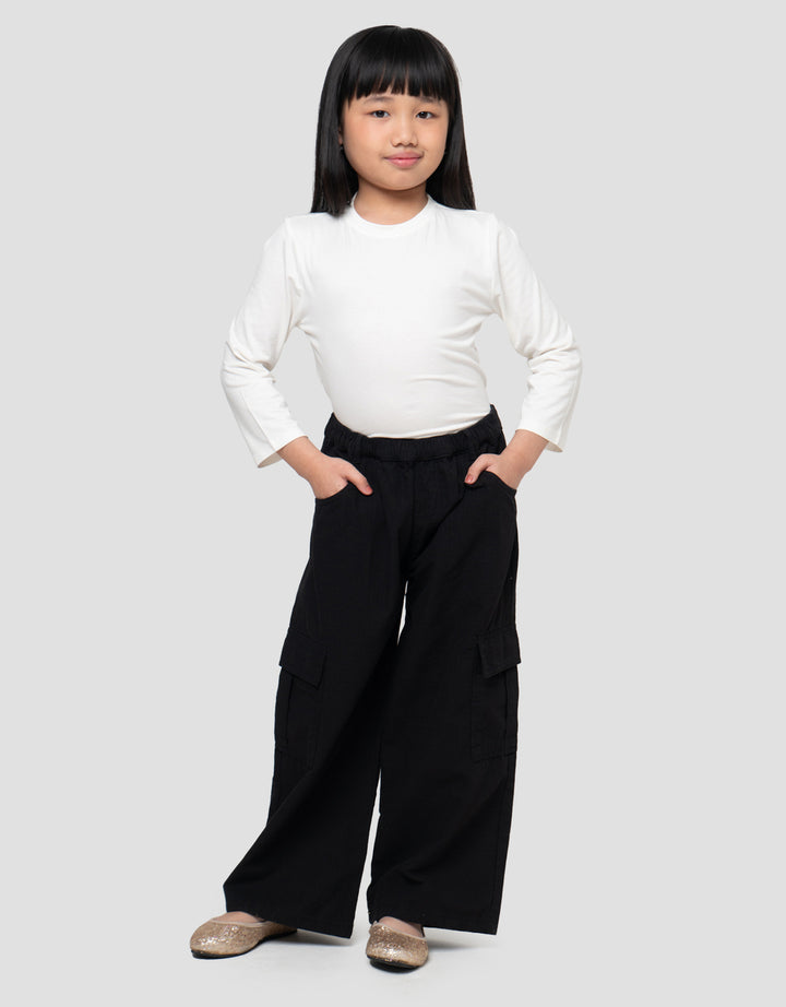 Little M Woven Celana Cargo Anak Perempuan