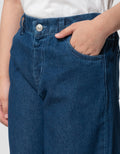 Little M 7Per8 Bordir Ankle Celana Denim Anak Perempuan