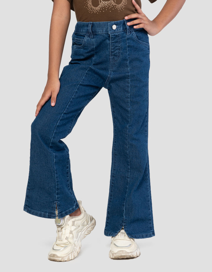 Little M Fit Slit Celana Denim Anak Perempuan