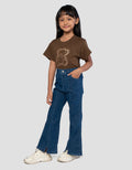 Little M Fit Slit Celana Denim Anak Perempuan