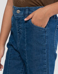 Little M Fit Slit Celana Denim Anak Perempuan