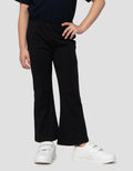 Little M Flare Rayon Spandex Celana Legging Anak Perempuan