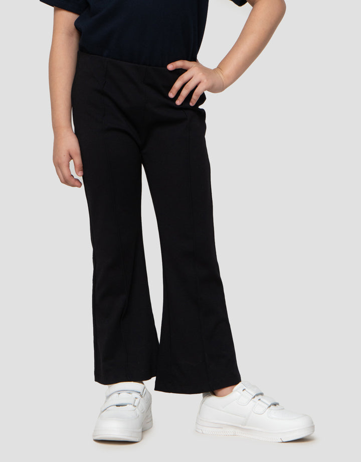 Little M Flare Rayon Spandex Celana Legging Anak Perempuan