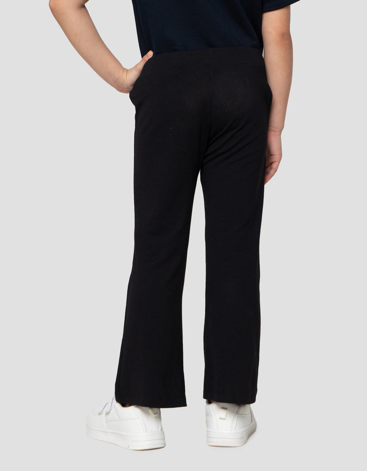 Little M Flare Rayon Spandex Celana Legging Anak Perempuan