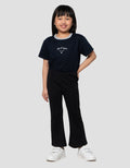 Little M Flare Rayon Spandex Celana Legging Anak Perempuan