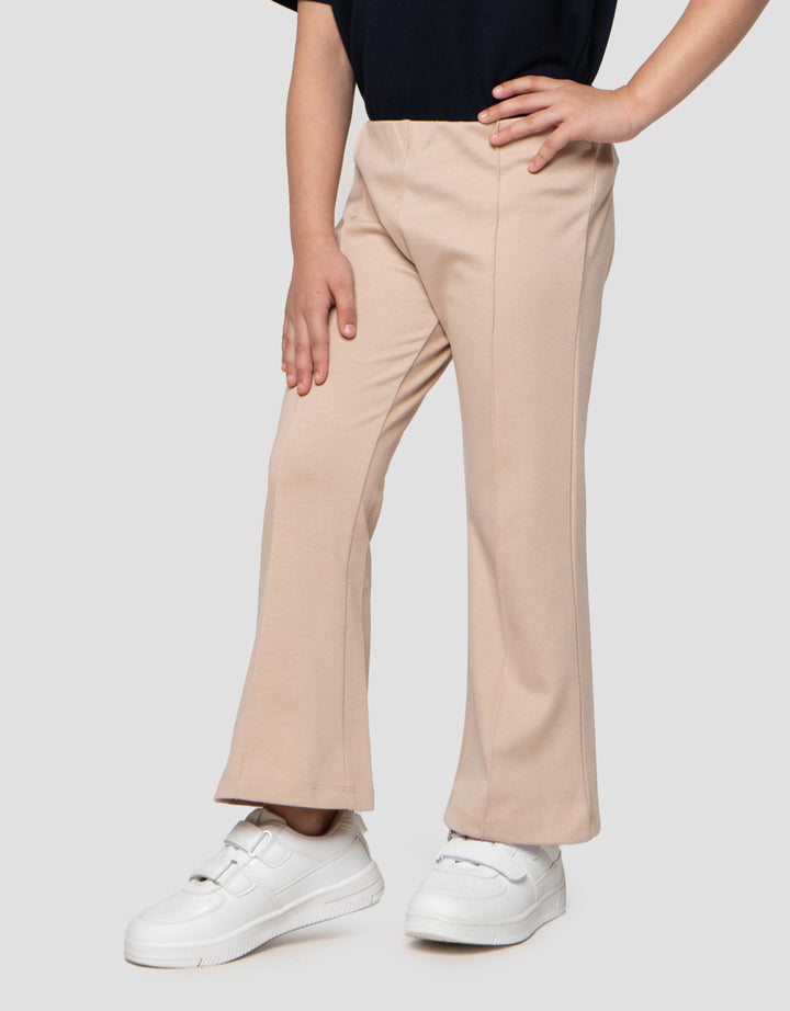 Little M Flare Rayon Spandex Celana Legging Anak Perempuan
