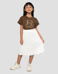 Little M A Line With Ruffle Rok Pendek Anak Perempuan