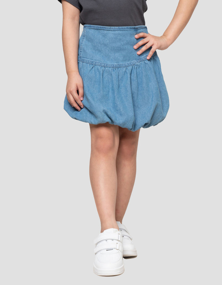 Little M Baloon Rok Celana Denim Anak Perempuan
