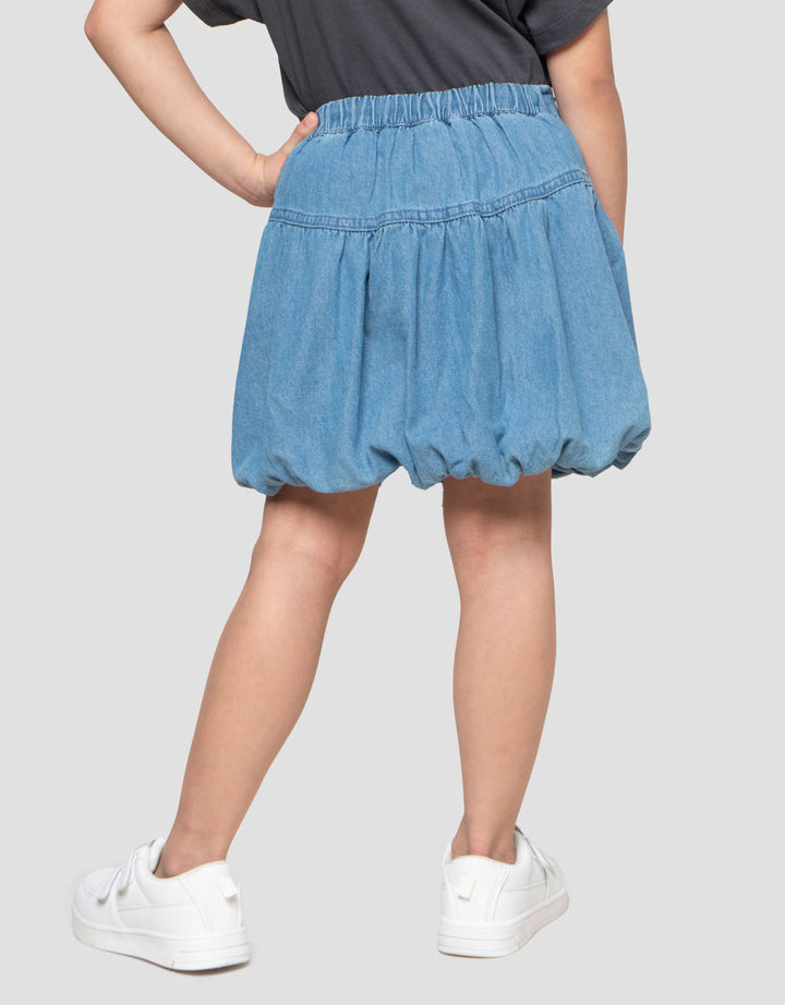 Little M Baloon Rok Celana Denim Anak Perempuan