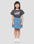 Little M Baloon Rok Celana Denim Anak Perempuan