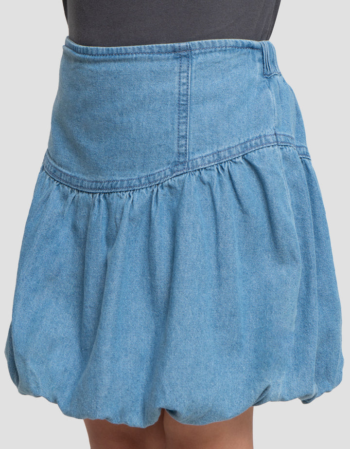 Little M Baloon Rok Celana Denim Anak Perempuan