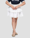 Little M Tier Woven Embro Rok Anak Perempuan