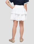 Little M Tier Woven Embro Rok Anak Perempuan