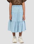 Little M Maxi Tier Rok Panjang Anak Perempuan