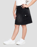 Little M Cargo Rok Denim Anak Perempuan
