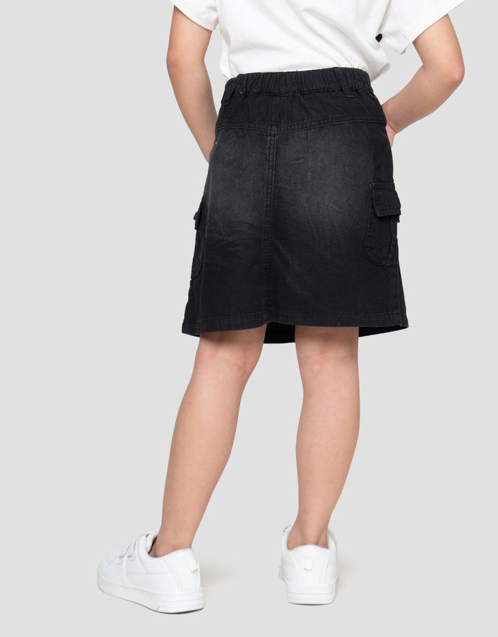Little M Cargo Rok Denim Anak Perempuan