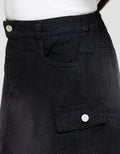 Little M Cargo Rok Denim Anak Perempuan