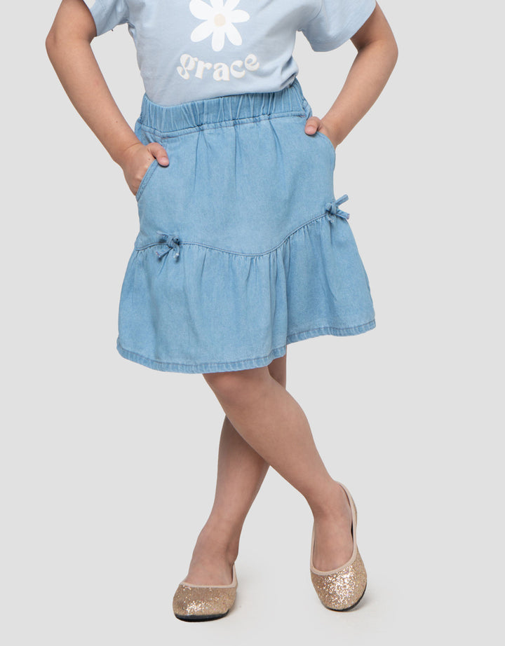 Little M Curve Celana Rok Denim Anak Perempuan