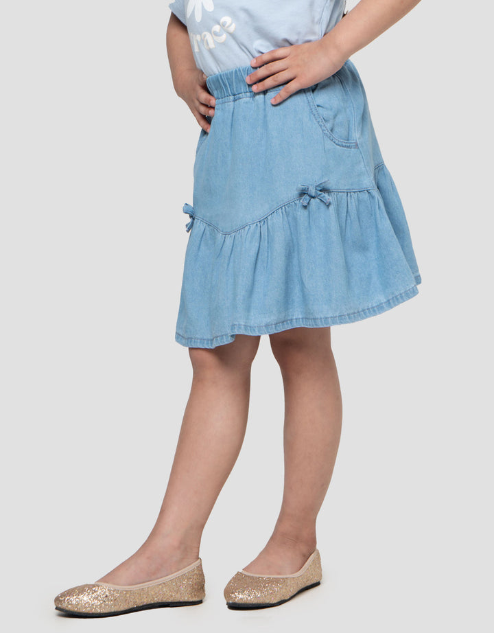 Little M Curve Celana Rok Denim Anak Perempuan