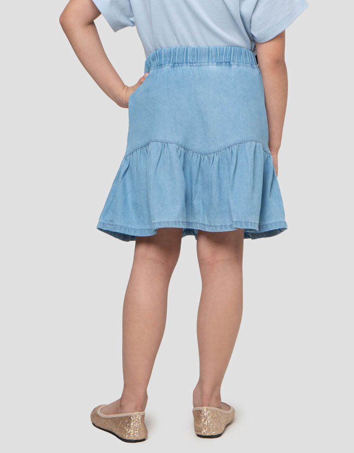 Little M Curve Celana Rok Denim Anak Perempuan