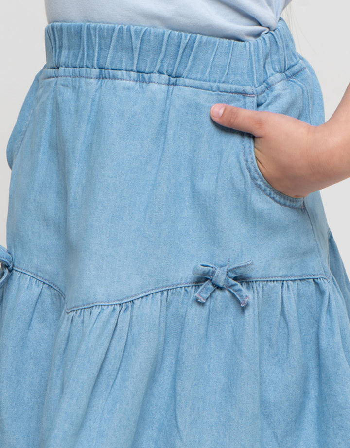 Little M Curve Celana Rok Denim Anak Perempuan