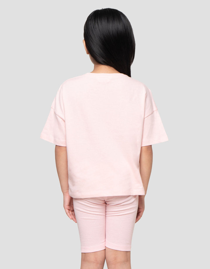 Little M Oversize With Beautiful Pakaian Setelan Anak Perempuan