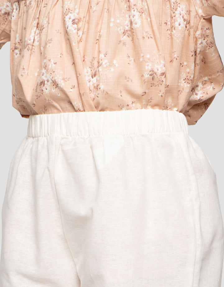 Little M Flower Setelan Baju Muslim Anak Perempuan