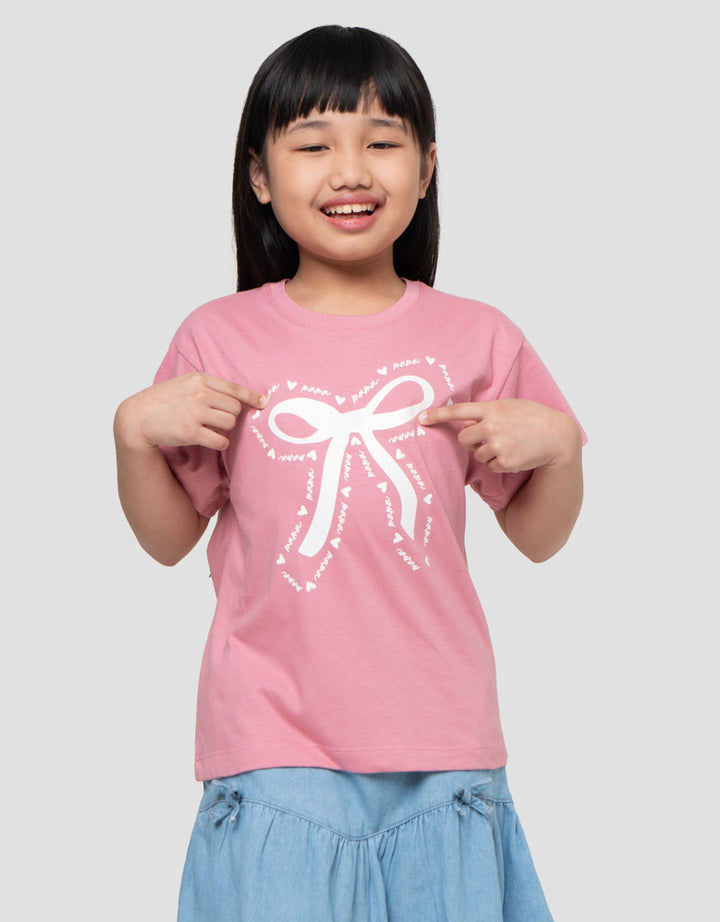 Little M Pita Glitter Kaos Anak Perempuan
