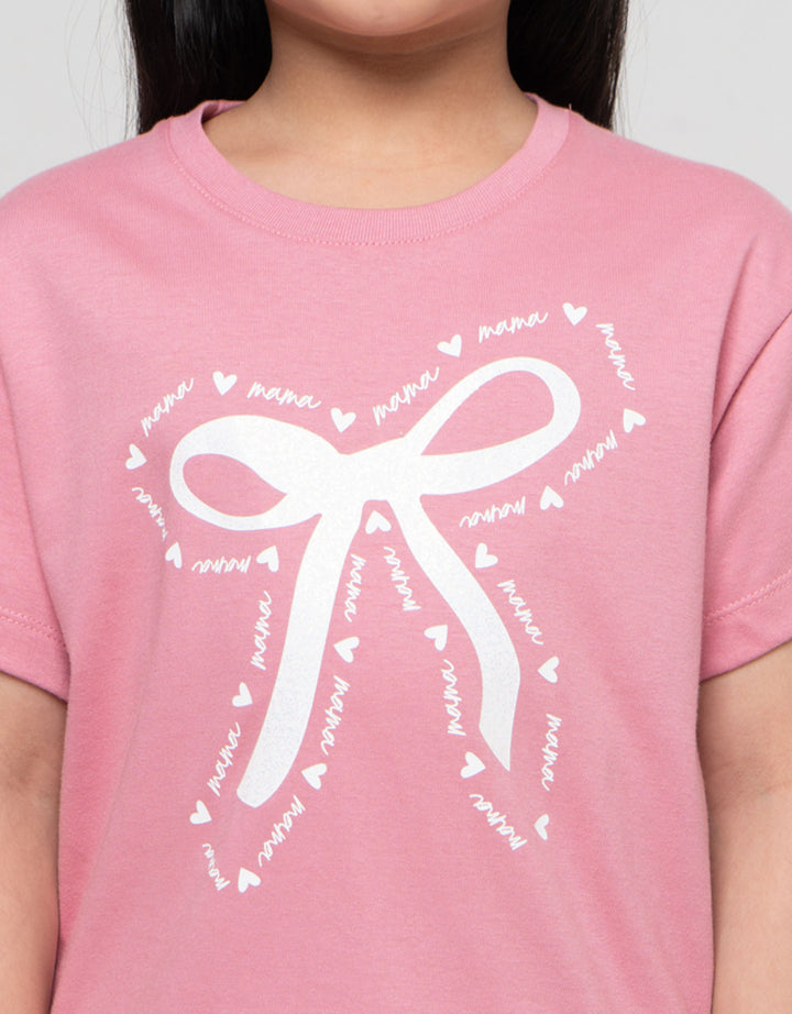 Little M Pita Glitter Kaos Anak Perempuan